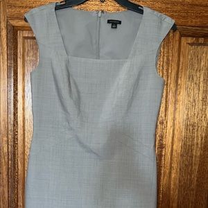 Ann Taylor Size 2 Gray Professional Tank Dress